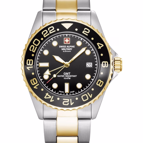 Swiss Alpine Military Nautilus GMT
