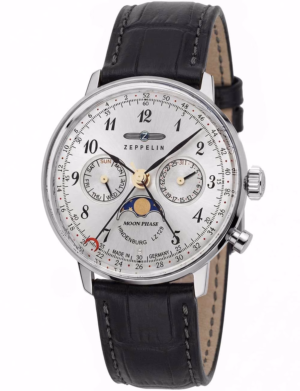 Zeppelin Hindenburg LZ129 ladies watch moon phase