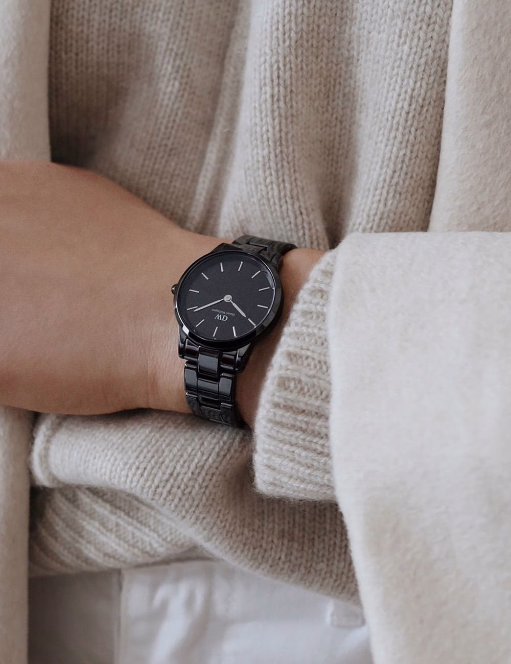 Daniel Wellington Ladies Watch Iconic Link Ceramic - Imagen 6