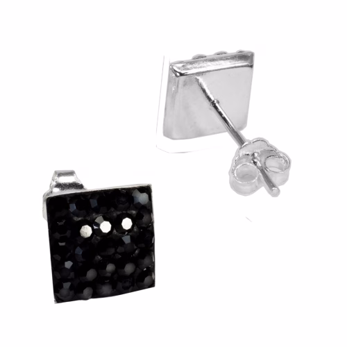 Mosaico cuadrado negro 9x9