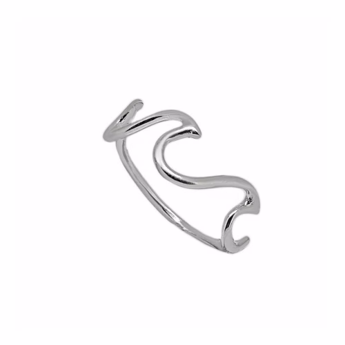 Anillo de plata triple ola Balarés